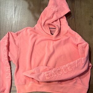 American Eagle Outfitters Coral Cowl Neck Sweater